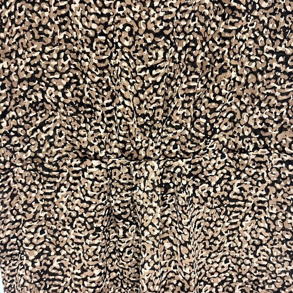 Gap Womens Sleeveless Cheetah Print Top Size S Tie Shoulder - Picture 4 of 8